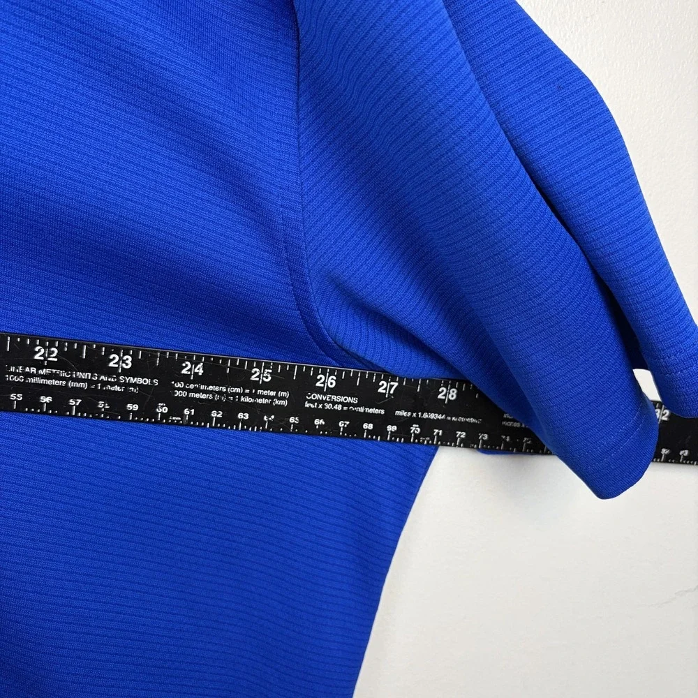 Under‎ Armour Polo Shirt Mens 3XL Blue HeatGear Loose Fit Golf Performance - Picture 7 of 10